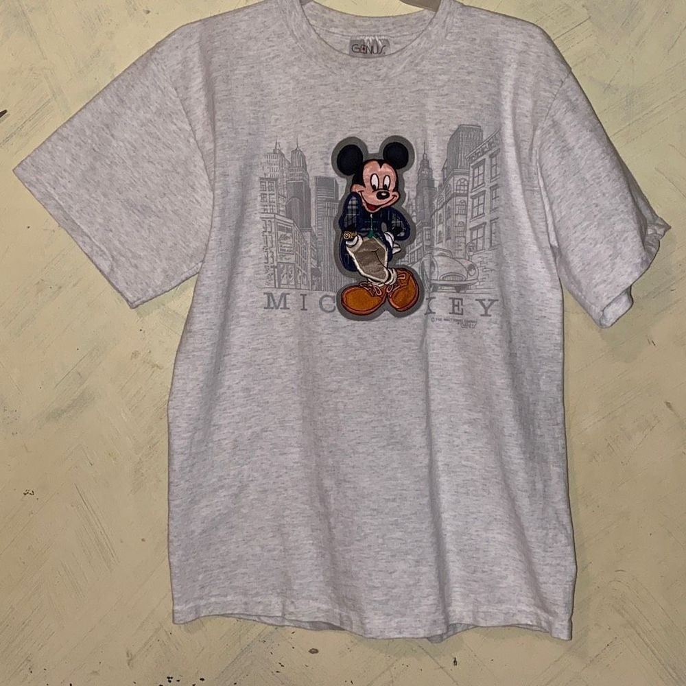 Vintage GENUS Mickey Mouse The Walt Disney Company Unique Shirt one stitch 1990’